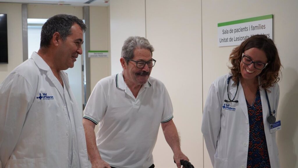 El Vall d'Hebron de Barcelona alerta del aumento de pacientes mayores con lesión medular por caídas